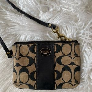 Classic Coach Wristlet